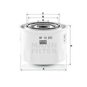 WP 10 003
MANN-FILTER LKW
Filtr oleju
