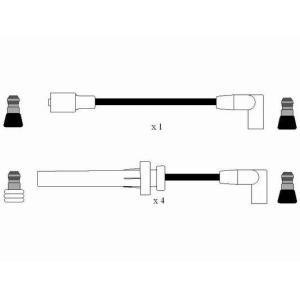 7248
NGK
Zestaw przewodów zapłonowych
