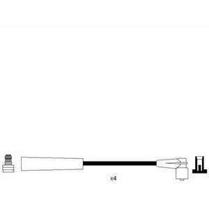4943
NGK
Zestaw przewodów zapłonowych
