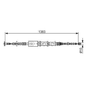 1 987 477 826
BOSCH
Cięgło, hamulec postojowy
