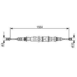 1 987 477 471
BOSCH
Cięgło, hamulec postojowy
