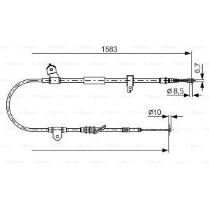 1 987 482 296
BOSCH
Cięgło, hamulec postojowy
