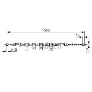 1 987 477 920
BOSCH
Cięgło, hamulec postojowy
