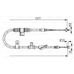 1 987 477 842
BOSCH
Cięgło, hamulec postojowy
