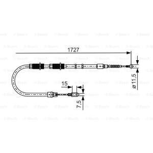 1 987 477 259
BOSCH
Cięgło, hamulec postojowy
