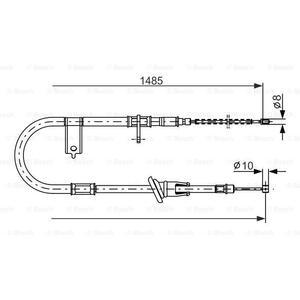 1 987 477 614
BOSCH
Cięgło, hamulec postojowy
