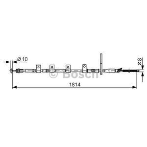 1 987 482 357
BOSCH
Cięgło, hamulec postojowy
