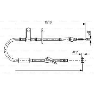 1 987 477 771
BOSCH
Cięgło, hamulec postojowy
