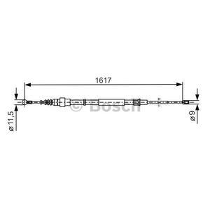 1 987 477 255
BOSCH
Cięgło, hamulec postojowy
