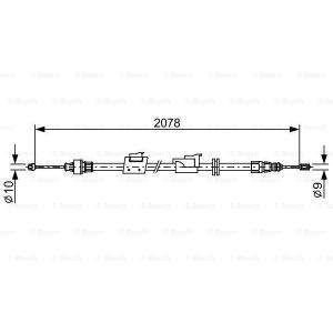 1 987 482 706
BOSCH
Cięgło, hamulec postojowy
