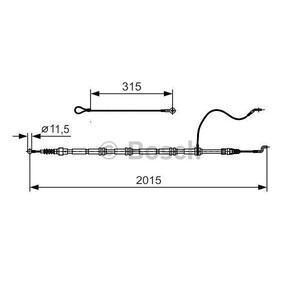 1 987 482 015
BOSCH
Cięgło, hamulec postojowy
