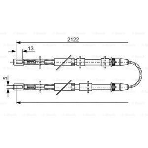 1 987 482 010
BOSCH
Cięgło, hamulec postojowy

