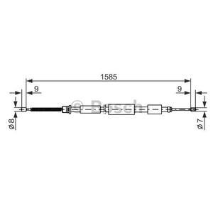 1 987 477 079
BOSCH
Cięgło, hamulec postojowy
