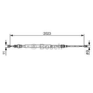 1 987 477 786
BOSCH
Cięgło, hamulec postojowy
