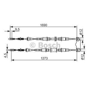 1 987 477 129
BOSCH
Cięgło, hamulec postojowy
