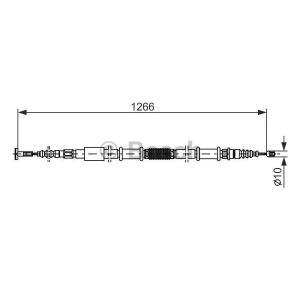 1 987 477 556
BOSCH
Cięgło, hamulec postojowy
