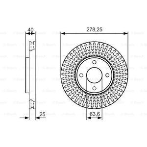 0 986 479 C48
BOSCH
Tarcza hamulcowa
