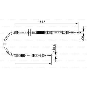 1 987 477 659
BOSCH
Cięgło, hamulec postojowy
