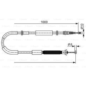 1 987 482 588
BOSCH
Cięgło, hamulec postojowy
