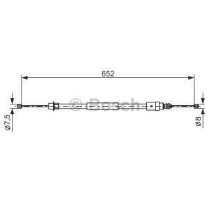 1 987 477 579
BOSCH
Cięgło, hamulec postojowy
