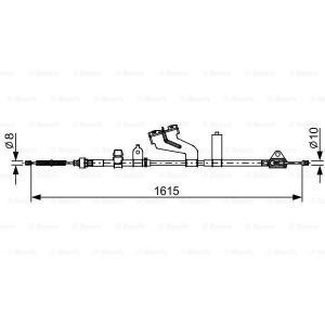 1 987 482 656
BOSCH
Cięgło, hamulec postojowy
