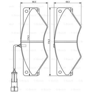 0 986 494 193
BOSCH
Klocki hamulcowe
