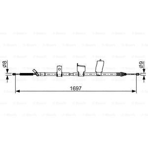 1 987 482 627
BOSCH
Cięgło, hamulec postojowy
