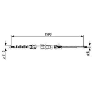 1 987 482 379
BOSCH
Cięgło, hamulec postojowy
