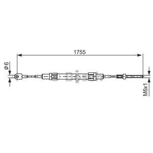 1 987 477 071
BOSCH
Cięgło, hamulec postojowy
