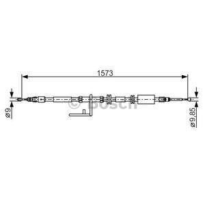 1 987 482 313
BOSCH
Cięgło, hamulec postojowy
