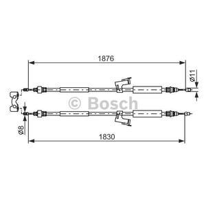 1 987 477 202
BOSCH
Cięgło, hamulec postojowy
