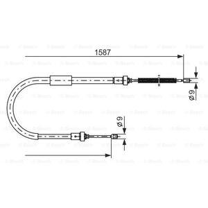 1 987 477 965
BOSCH
Cięgło, hamulec postojowy
