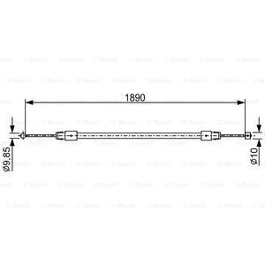 1 987 482 444
BOSCH
Cięgło, hamulec postojowy
