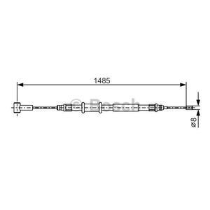 1 987 482 214
BOSCH
Cięgło, hamulec postojowy
