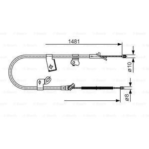 1 987 477 919
BOSCH
Cięgło, hamulec postojowy
