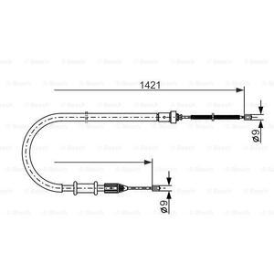 1 987 477 633
BOSCH
Cięgło, hamulec postojowy
