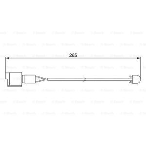 1 987 474 904
BOSCH
Styk ostrzegawczy, zużycie okładzin hamulcowych
