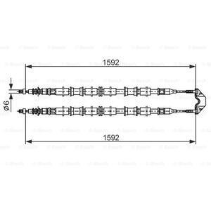 1 987 482 102
BOSCH
Cięgło, hamulec postojowy
