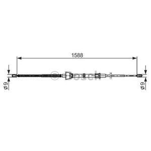 1 987 482 266
BOSCH
Cięgło, hamulec postojowy
