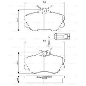 0 986 460 973
BOSCH
Klocki hamulcowe
