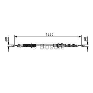 1 987 482 115
BOSCH
Cięgło, hamulec postojowy
