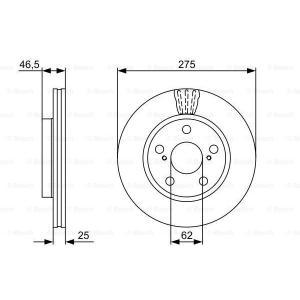 0 986 479 428
BOSCH
Tarcza hamulcowa
