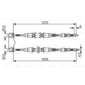 1 987 477 136
BOSCH
Cięgło, hamulec postojowy
