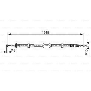 1 987 482 528
BOSCH
Cięgło, hamulec postojowy
