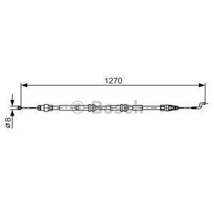 1 987 482 014
BOSCH
Cięgło, hamulec postojowy
