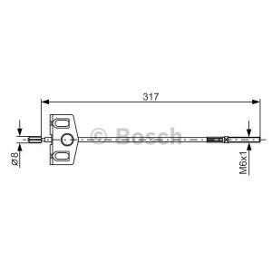 1 987 482 342
BOSCH
Cięgło, hamulec postojowy
