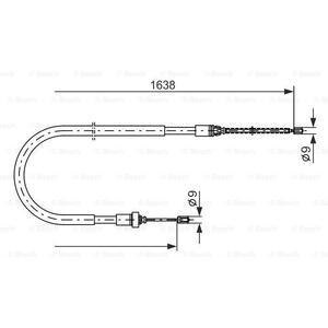 1 987 477 586
BOSCH
Cięgło, hamulec postojowy
