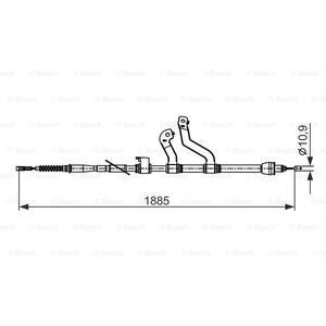 1 987 482 573
BOSCH
Cięgło, hamulec postojowy
