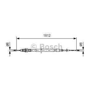 1 987 477 600
BOSCH
Cięgło, hamulec postojowy
