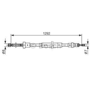 1 987 477 427
BOSCH
Cięgło, hamulec postojowy
